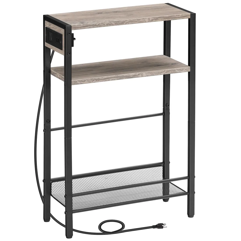 hoobro-side-tables-table-appoint-greige-avec-prise-usb-c-fines image 1