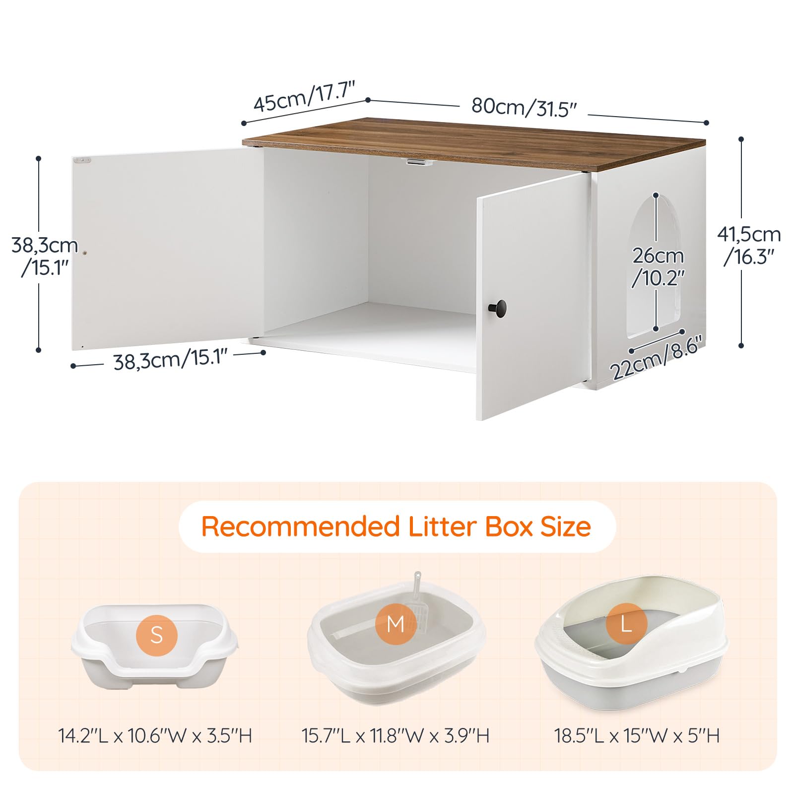 hoobro-pet-furniture-meuble-liti-re-chat-blanc-entr-e-lat-rale image 4