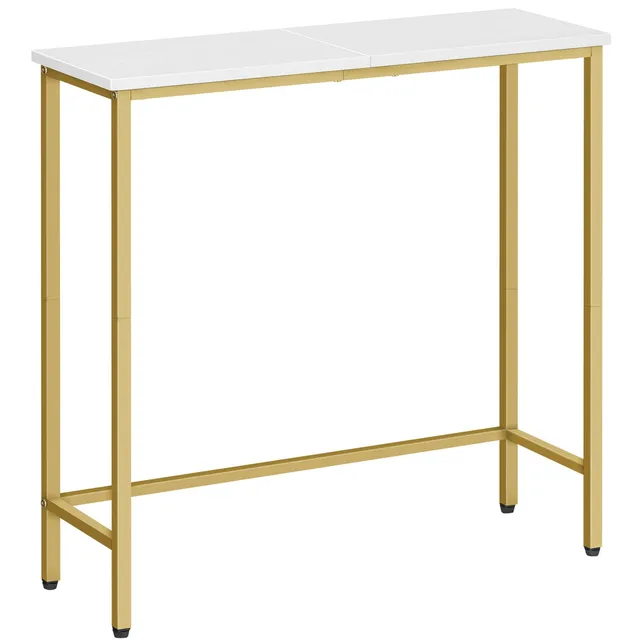 hoobro-console-table-console-dor-e-75-cm-troite-bois-et-m-tal image 1