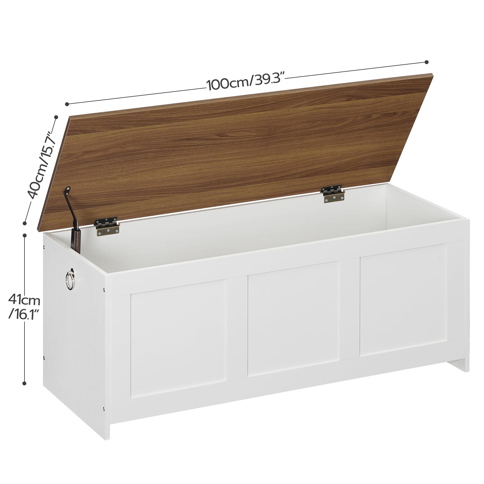 hoobro-storage-benches-coffre-bois-blanc-99-cm image 3
