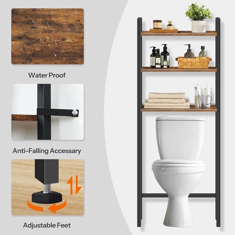 hoobro-tag-re-wc-marron-3-niveaux-dessus-toilettes image 6