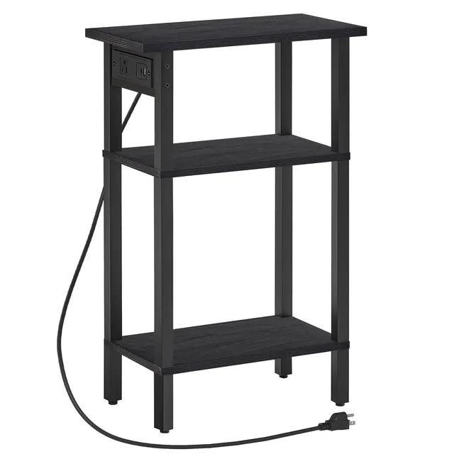 hoobro-bb340ubz01-table-d-appoint-prise-usb-noire image 1