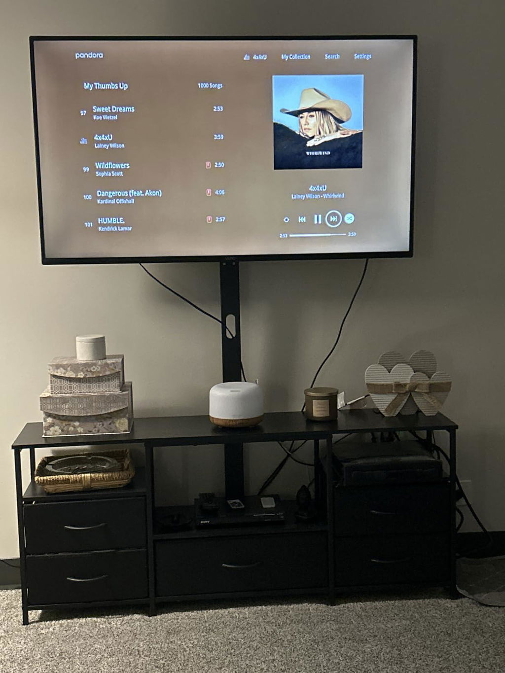 Stable avec ma 55 pouces