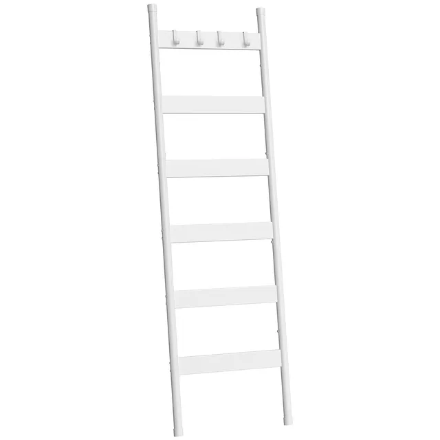 hoobro-ladder-shelves-chelle-plaid-blanc-6-niveaux-ww66cj01 image 1