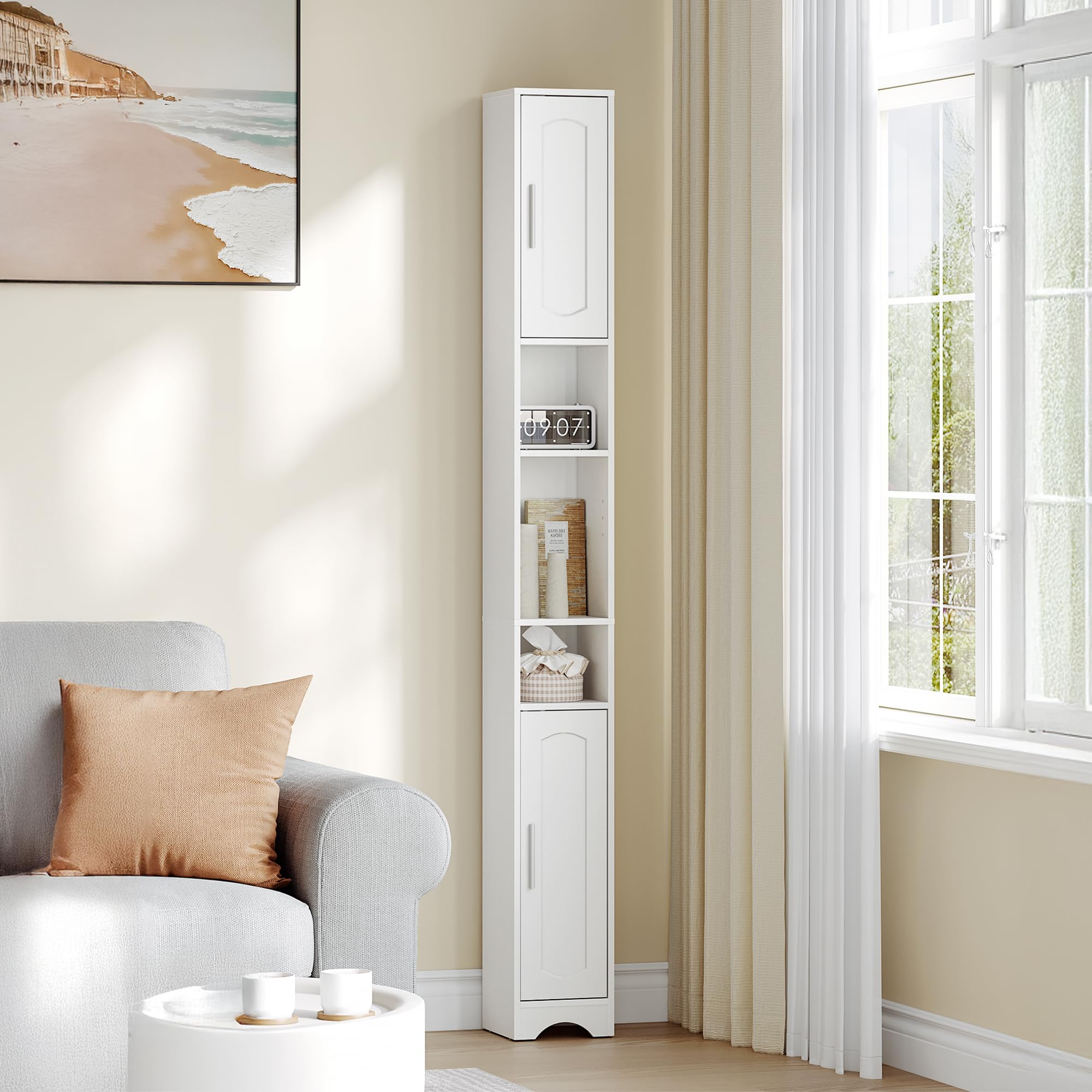 hexcelen-meuble-salle-de-bain-colonne-blanc-20x20x180 image 4