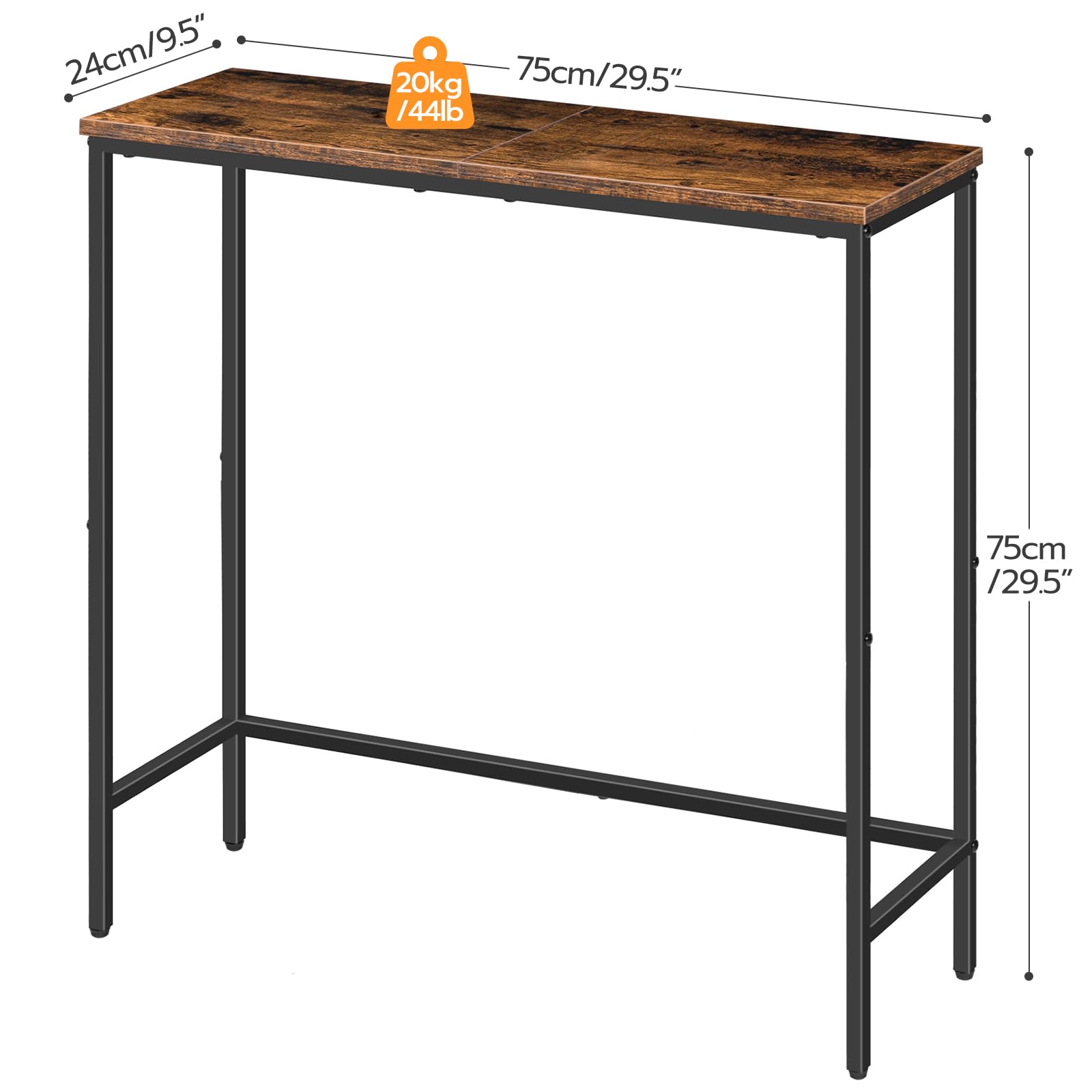 hoobro-console-table-console-entr-e-marron-troite image 3