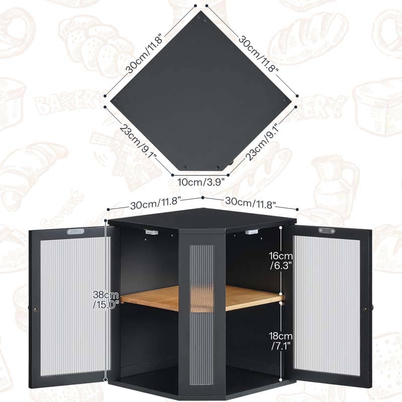 hoobro-kitchen-furniture-bo-te-pain-bambou-noire-2-tages image 3