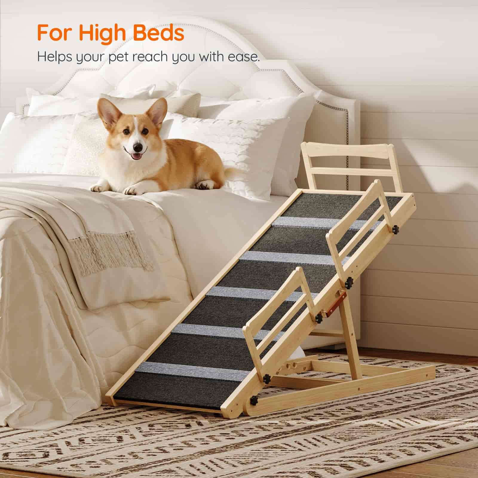 hoobro-rampe-chien-pliable-naturelle-47-2-pouces-antid-rapante image 4