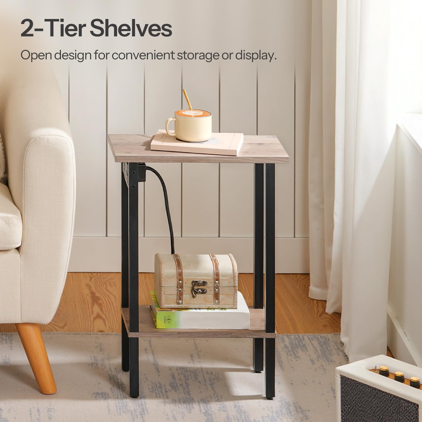hoobro-bg240ubz01-table-d-appoint-gr-ge-2-niveaux-avec-chargeur image 5
