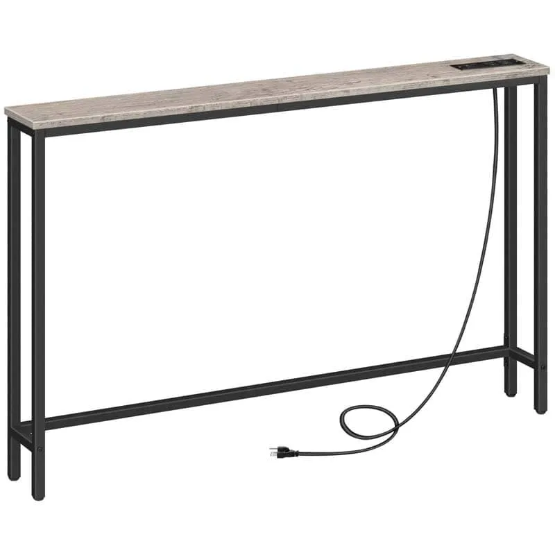 hoobro-console-table-console-troite-greige-120-cm-avec-prises image 1