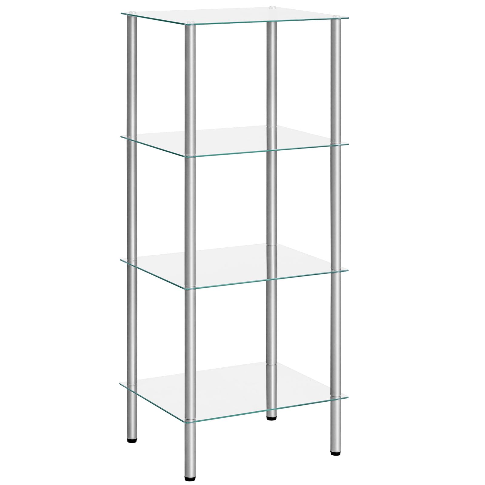 hoobro-bathroom-furniture-tag-re-verre-4-niveaux-argent image 1