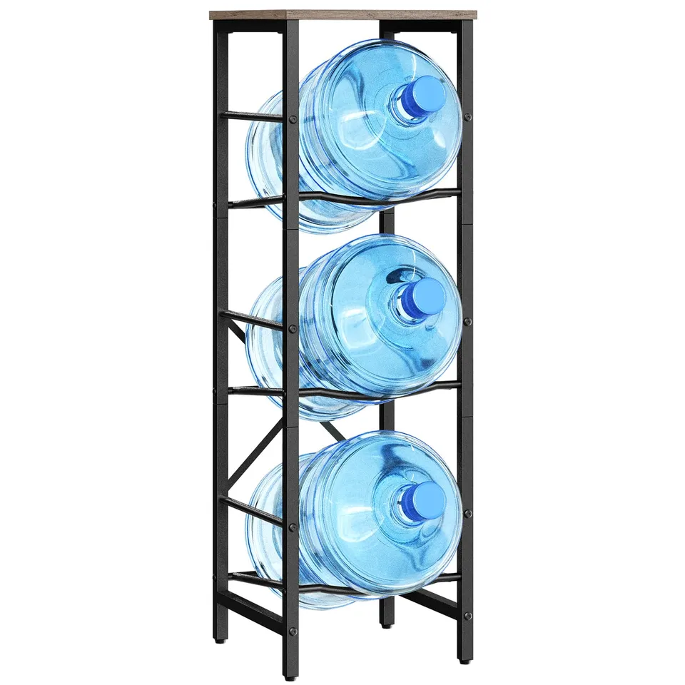 hoobro-kitchen-furniture-porte-bouteilles-greige-3-niveaux image 1
