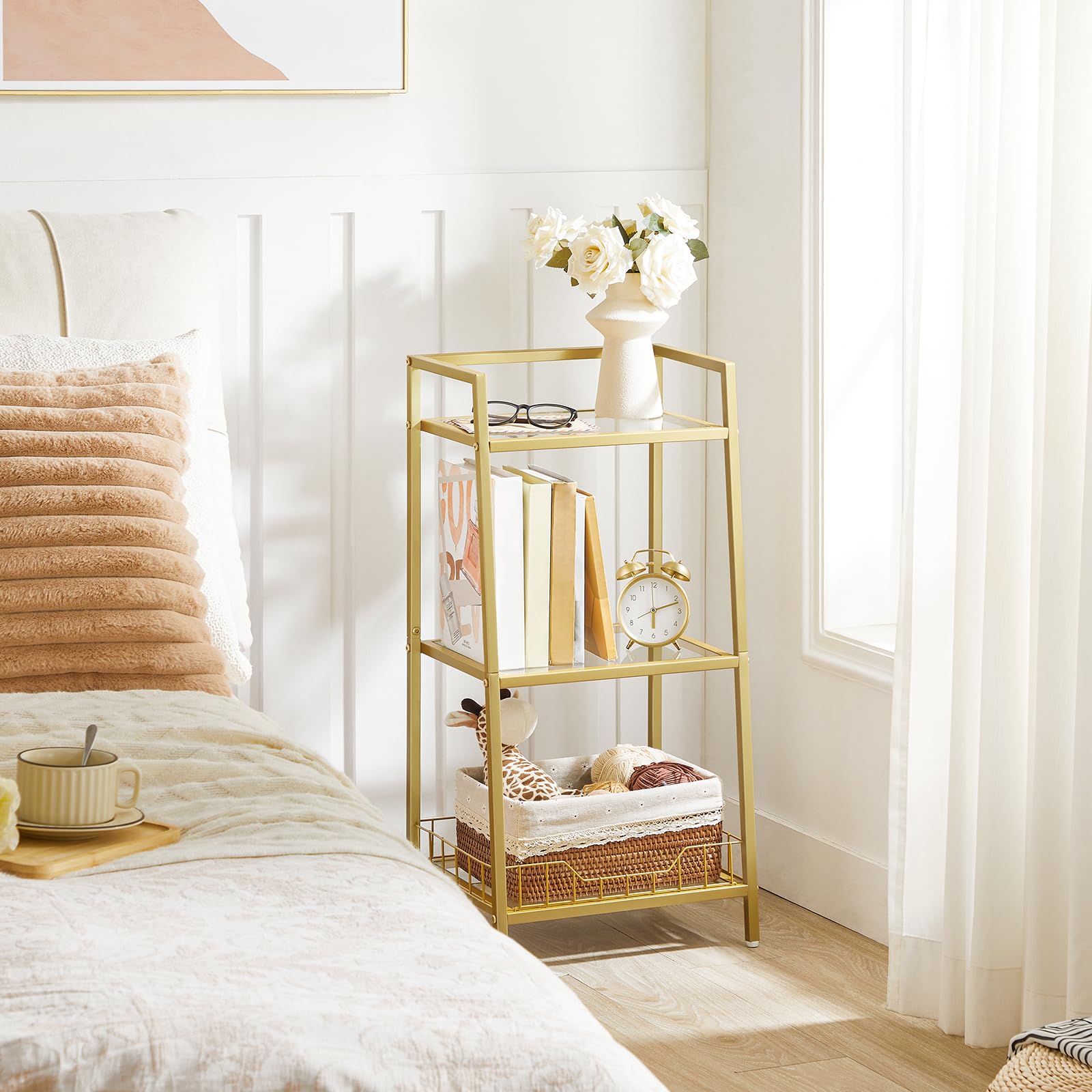 hoobro-tag-re-salle-de-bain-verre-tremp-3-niveaux-dor image 4
