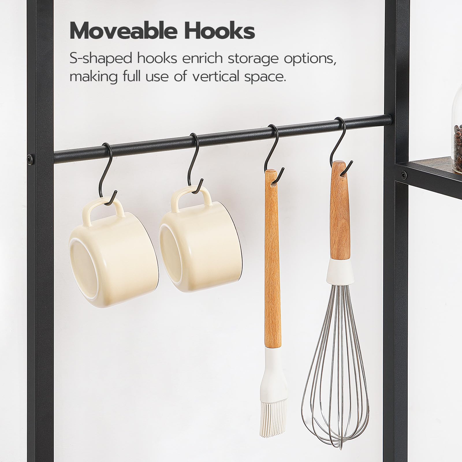 hoobro-kitchen-furniture-desserte-6-niveaux-marron image 7