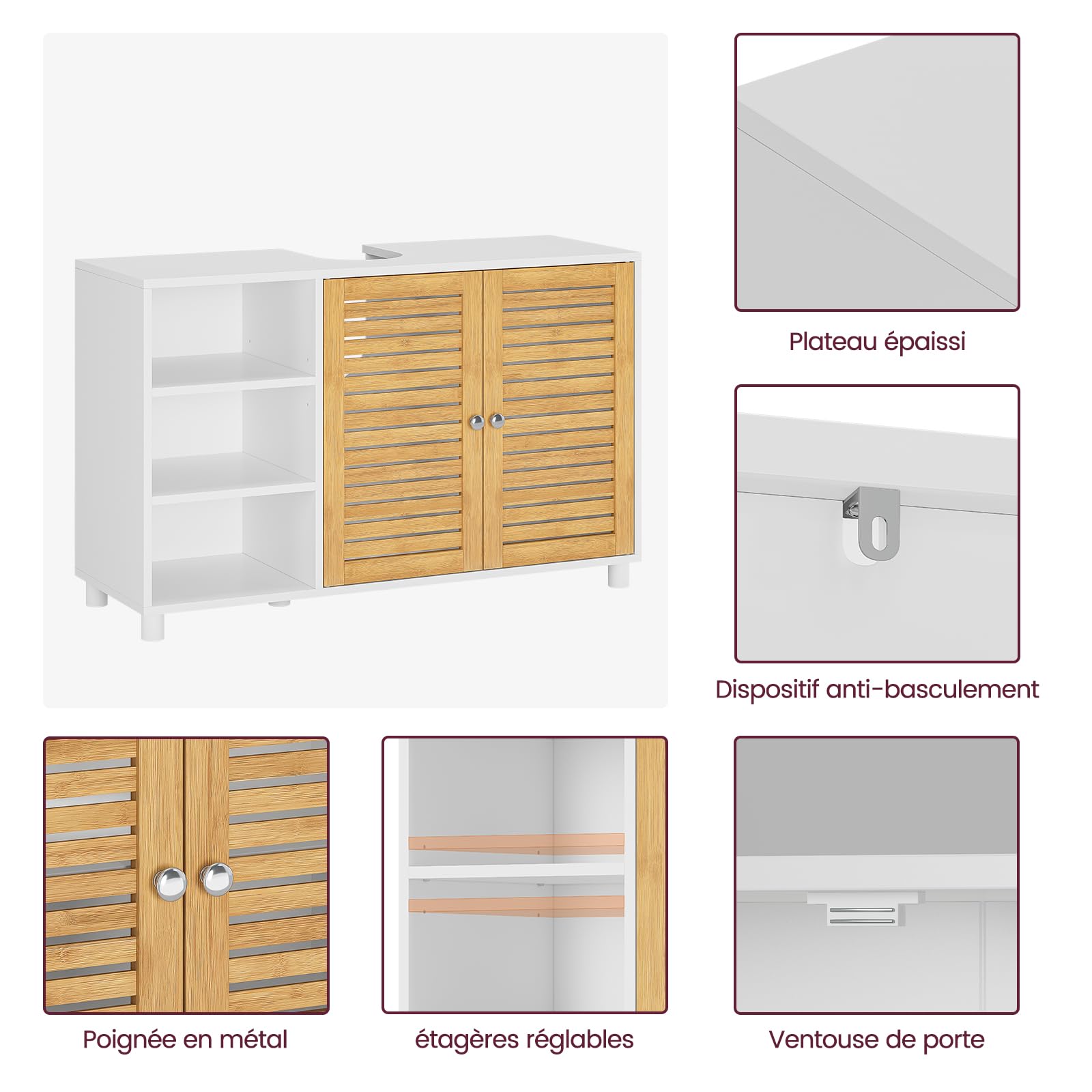 forabamb-meuble-sous-vasque-90x30x60cm-2-portes-bambou image 5
