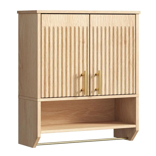 hoobro-bathroom-furniture-armoire-murale-naturel-cannel image 1