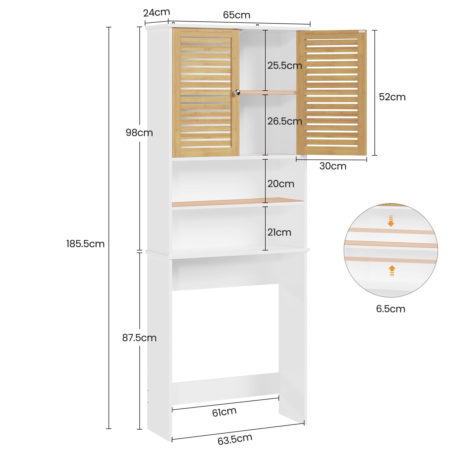 forabamb-meuble-wc-machine-laver-65-cm-bambou image 3