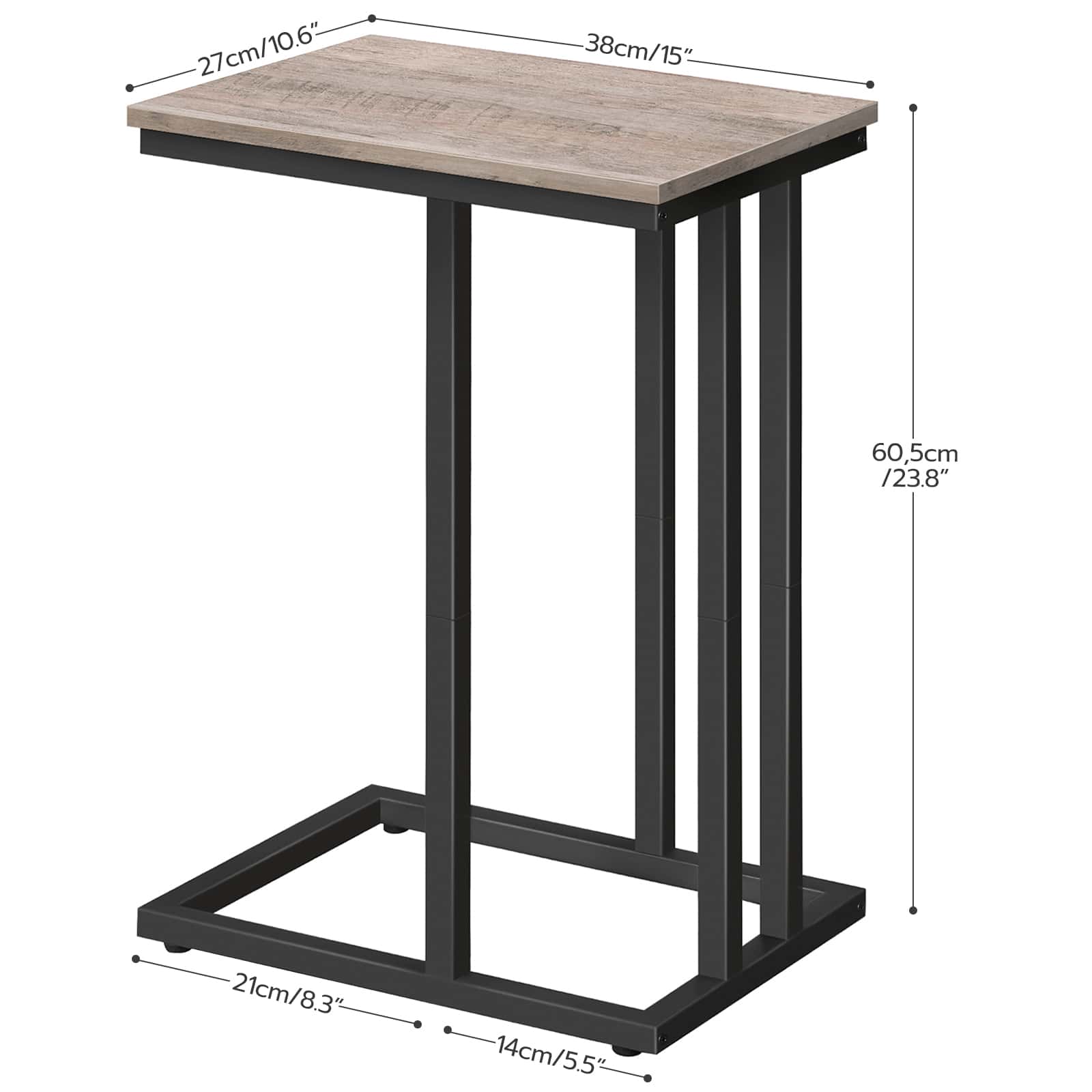 hoobro-side-tables-tables-appoint-en-c-greige-lot-de-2 image 4