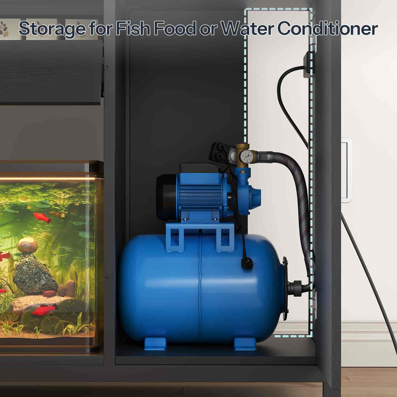 hoobro-meuble-aquarium-300l-noir-650lb-prise-usb-charge image 6
