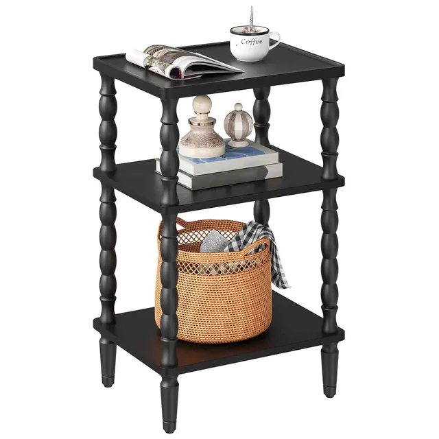 hoobro-side-tables-table-d-appoint-noire-petits-espaces image 1