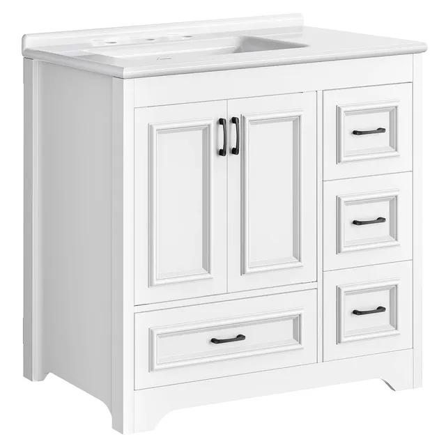 hoobro-bathroom-furniture-meuble-vasque-blanc-90-cm-c-ramique image 1