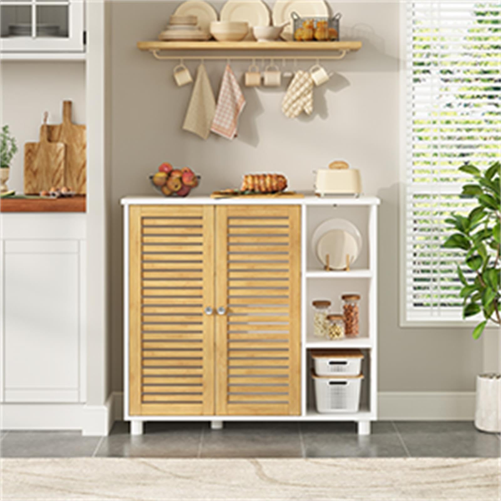 forabamb-commodes-de-salle-de-bain-77x30x80-cm-meuble-blanc-bambou image 6