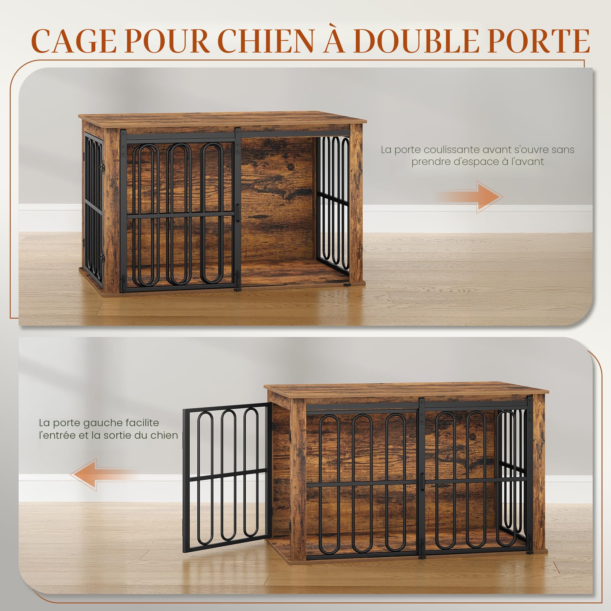 hexcelen-cage-chien-marron-100-cm-table-d-appoint image 4
