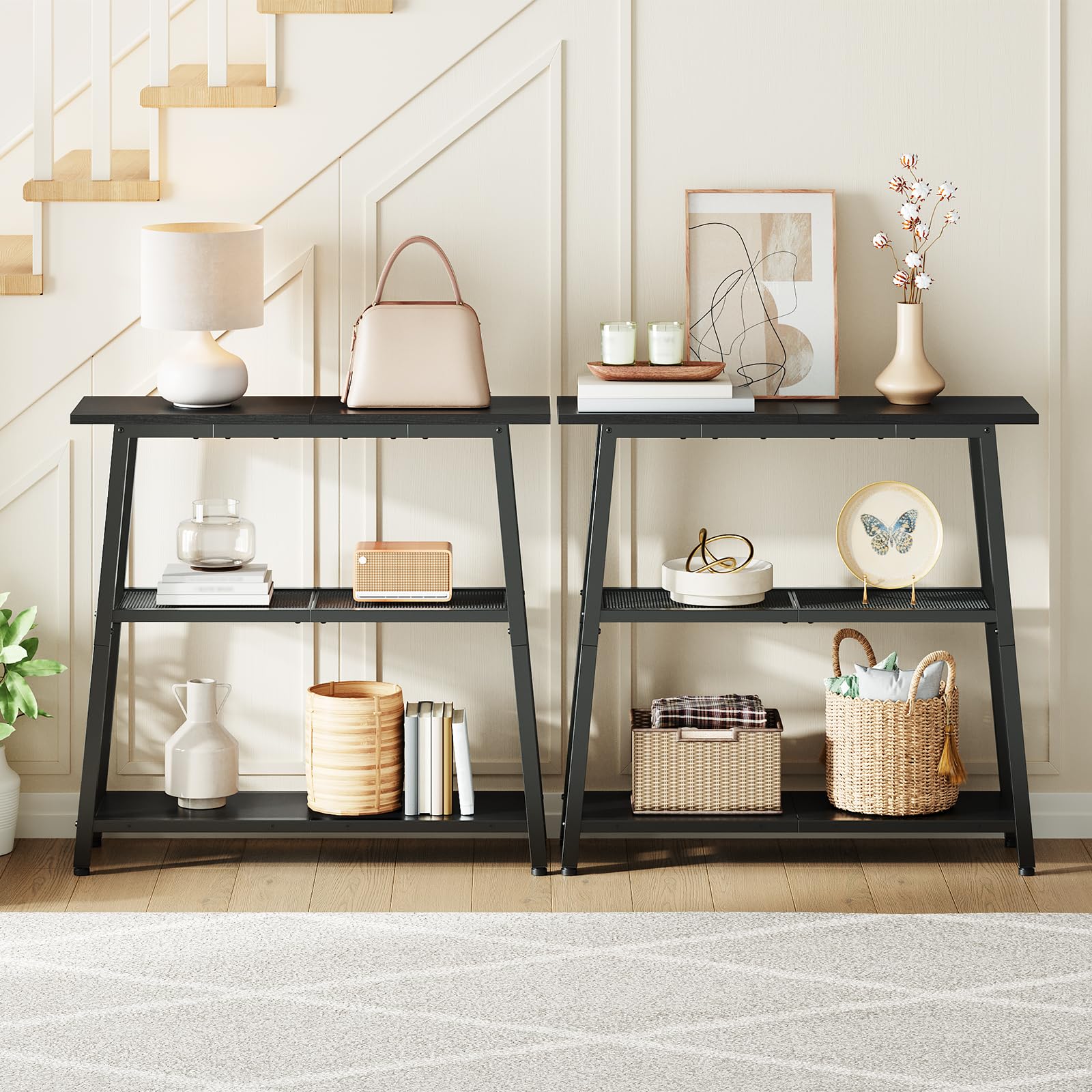 hoobro-console-table-console-noire-76-cm-3-tag-res image 4