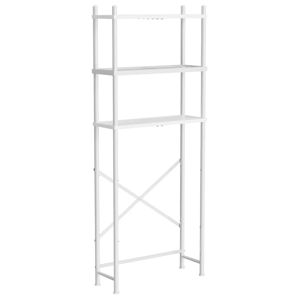 hoobro-bathroom-furniture-meuble-wc-blanc-3-niveaux image 1