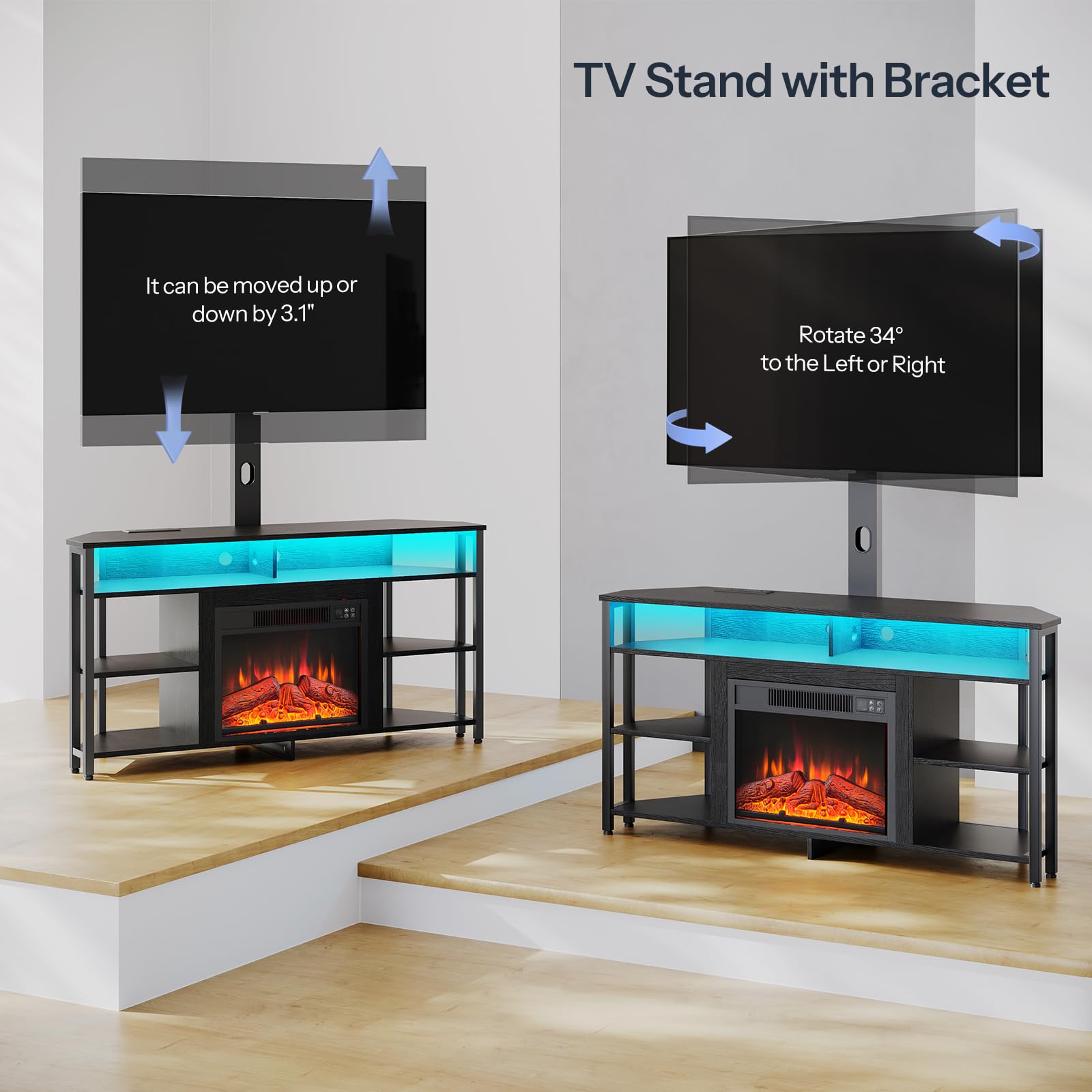 hoobro-tv-stands-meuble-tv-chemin-e-75-pouces-noir image 6