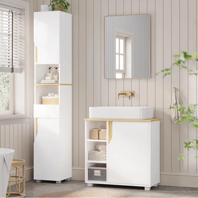 forabamb-meubles-sous-vasque-meuble-vasque-blanc-60-cm-tag-re image 1