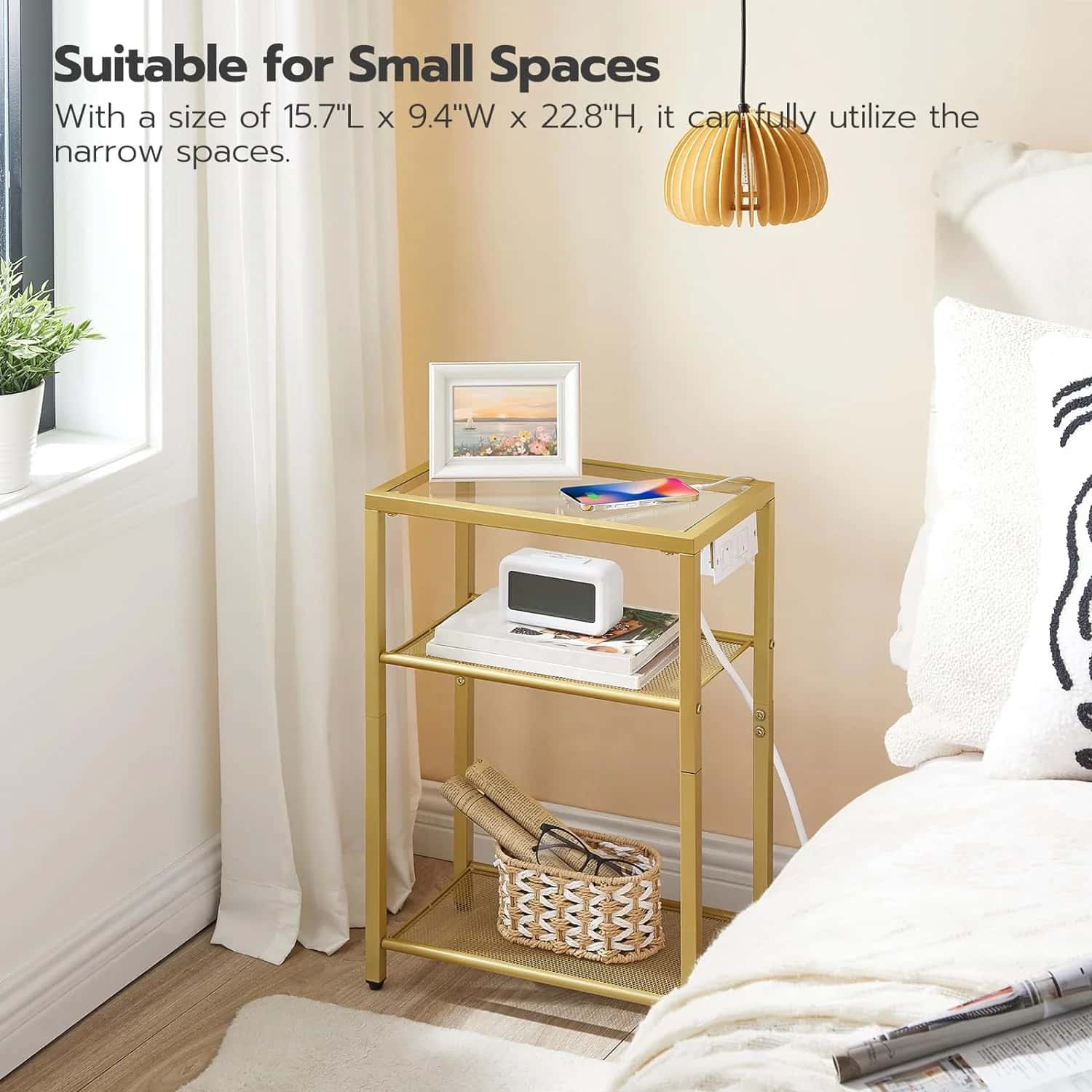 hoobro-side-tables-table-d-appoint-verre-dor-3-niveaux image 8