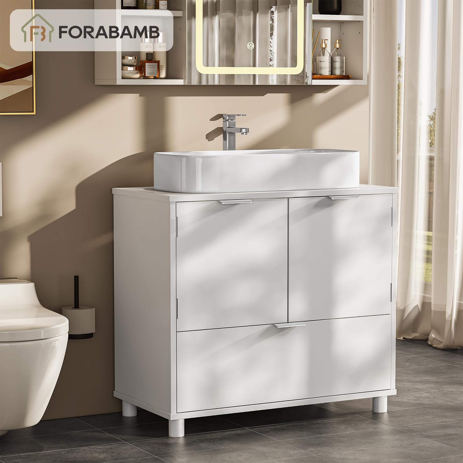 forabamb-meuble-sous-vasque-60-cm-blanc-tiroir-mdf image 6