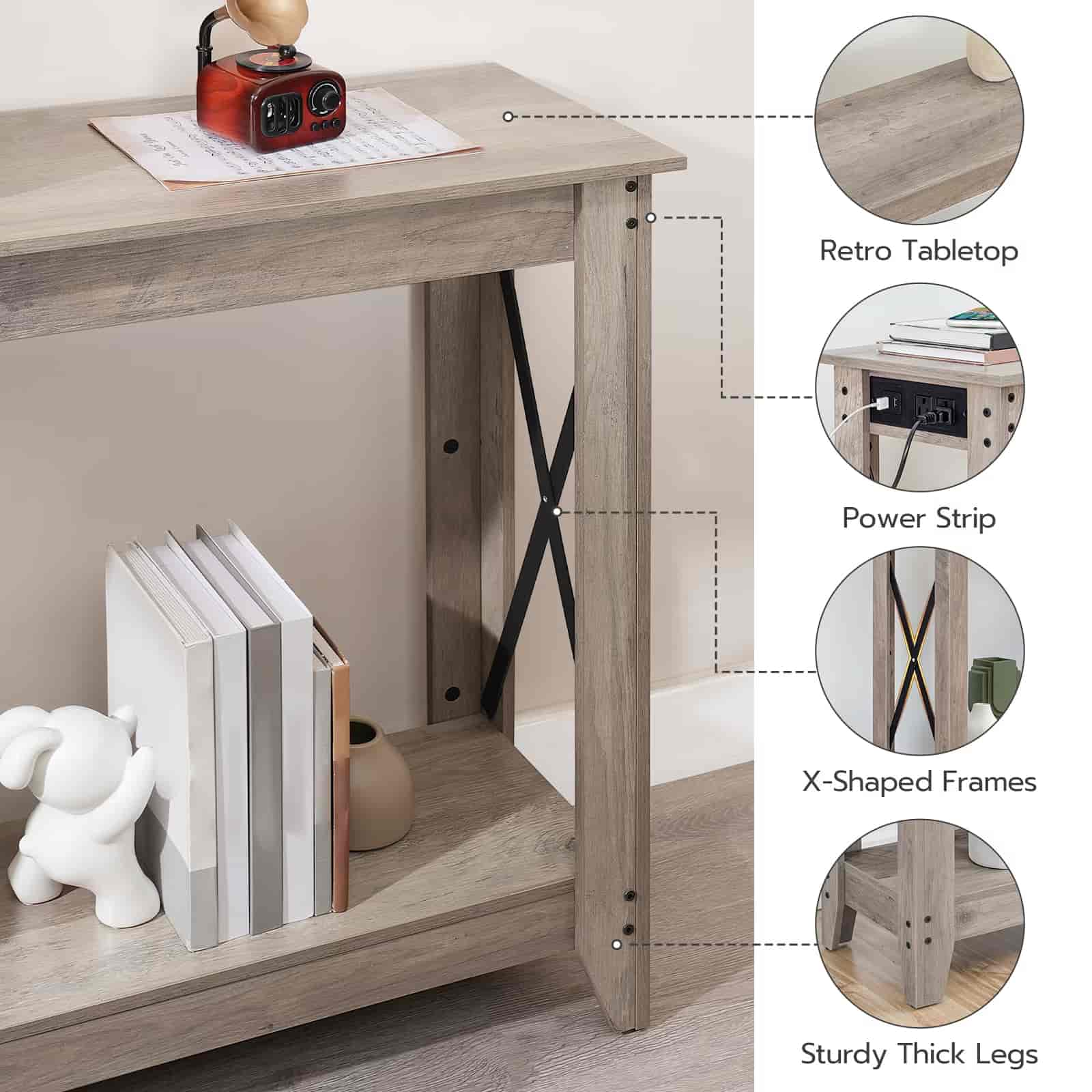 hoobro-console-table-47-2-pouces-greige-prises-usb-troite image 8