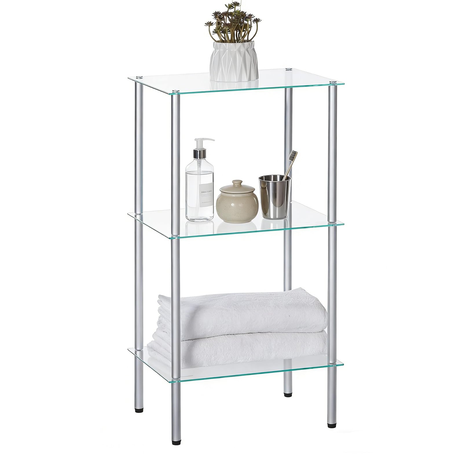 hoobro-bathroom-furniture-tag-re-salle-de-bain-verre-3-niveaux image 5