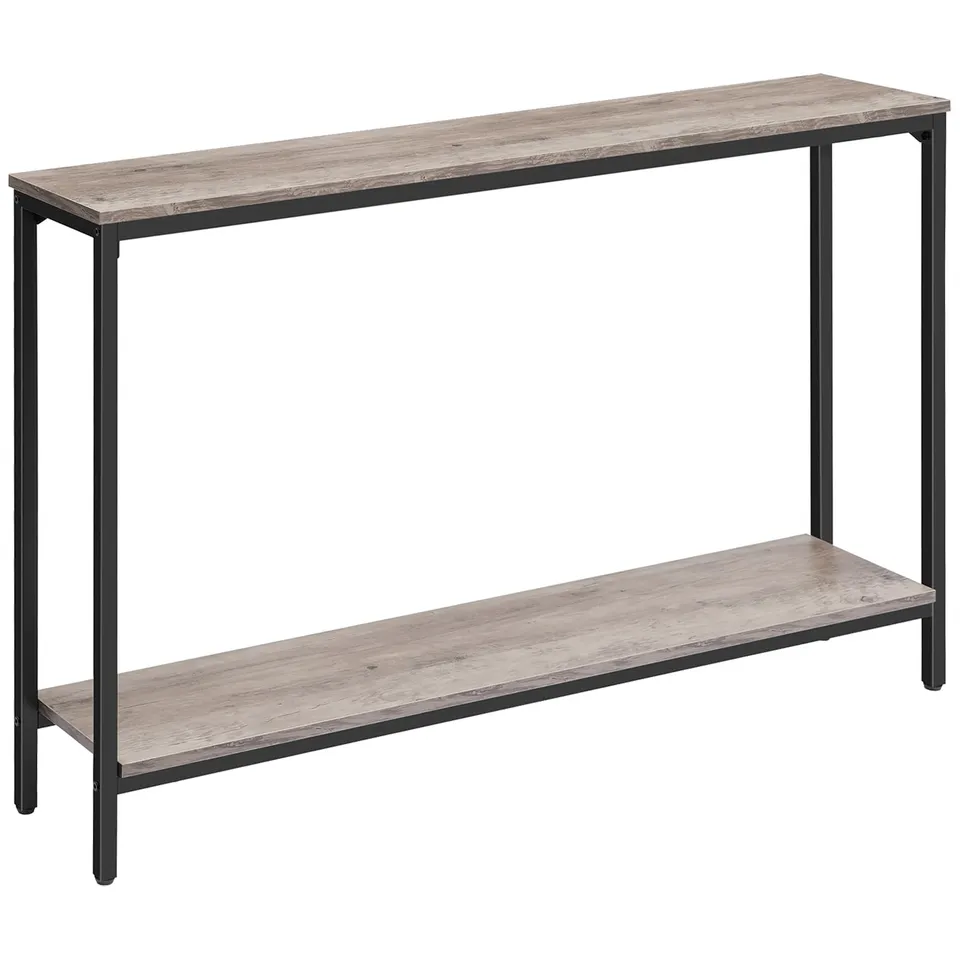 hoobro-console-table-table-console-troite-greige-120-cm image 1