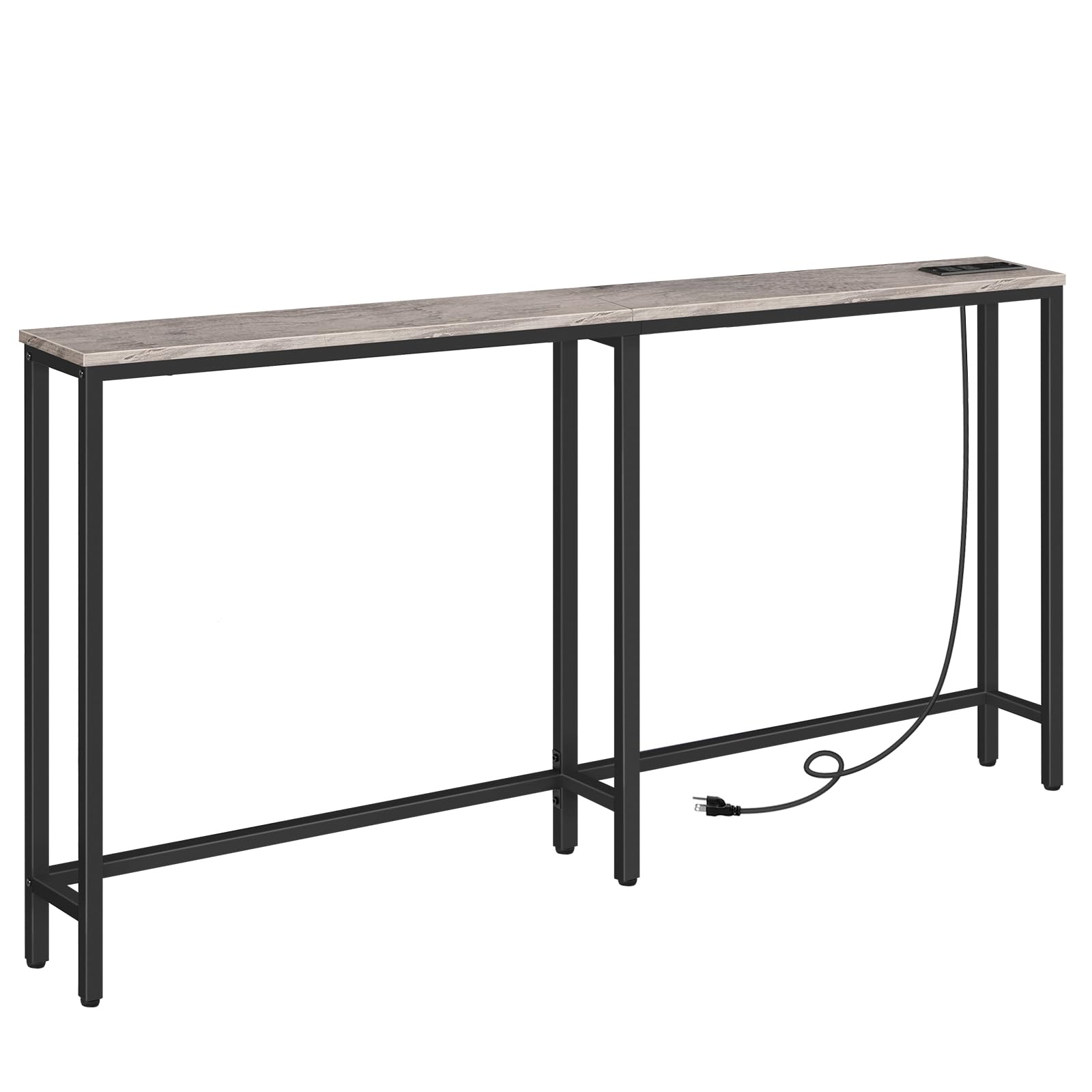 hoobro-console-table-63-pouces-table-console-troite-greige-prise image 1