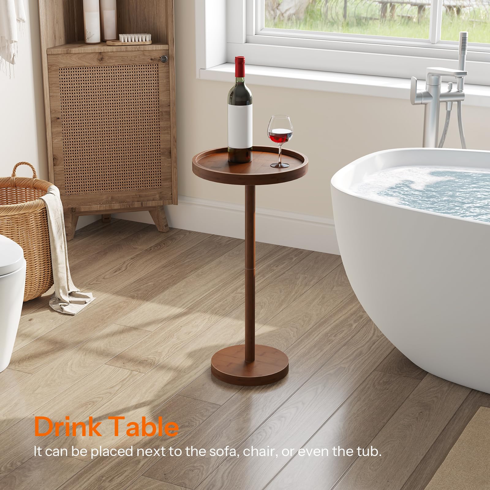 hoobro-side-tables-table-d-appoint-ronde-bambou-mocha image 5