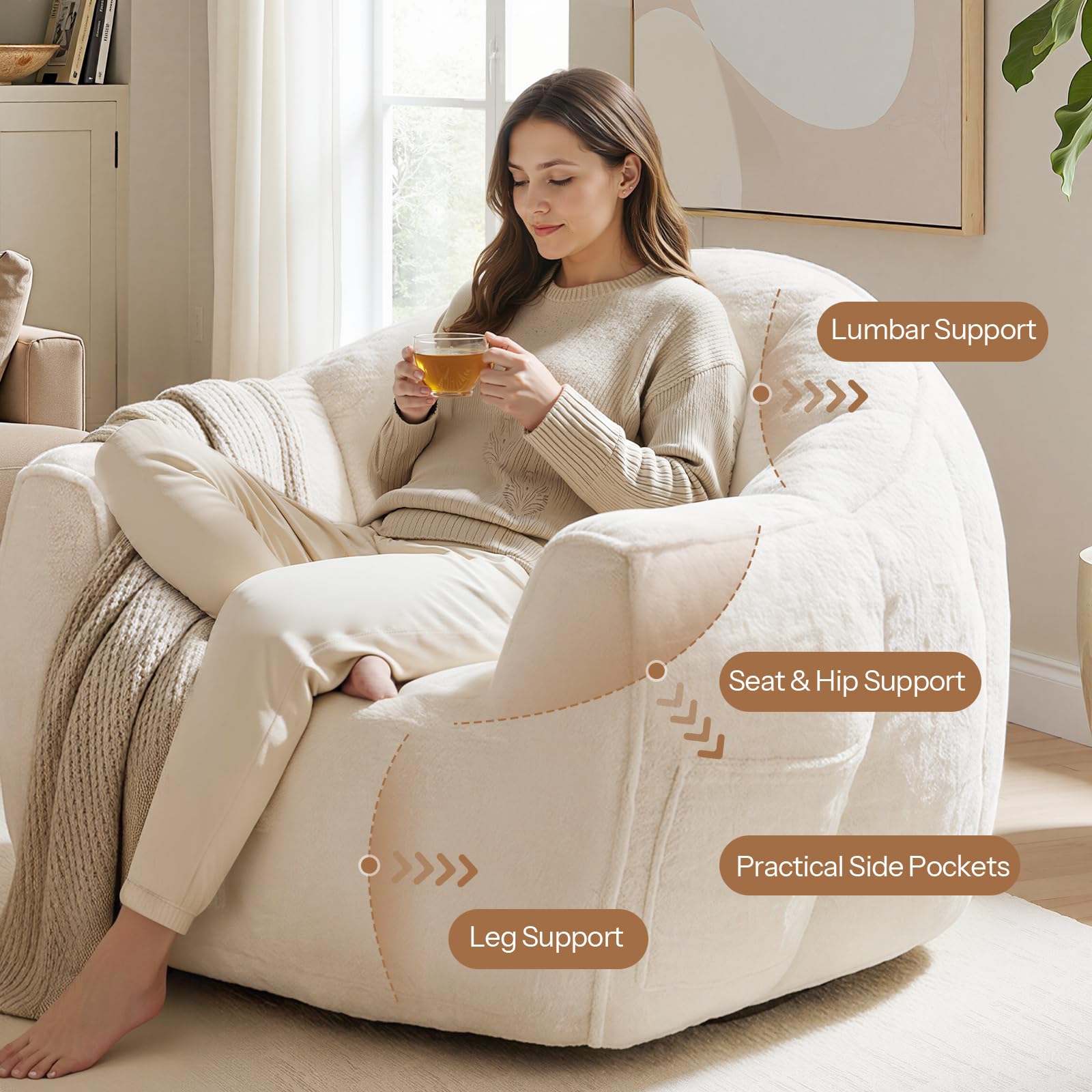 hoobro-pouf-g-ant-adulte-blanc-fausse-fourrure-lapin image 6