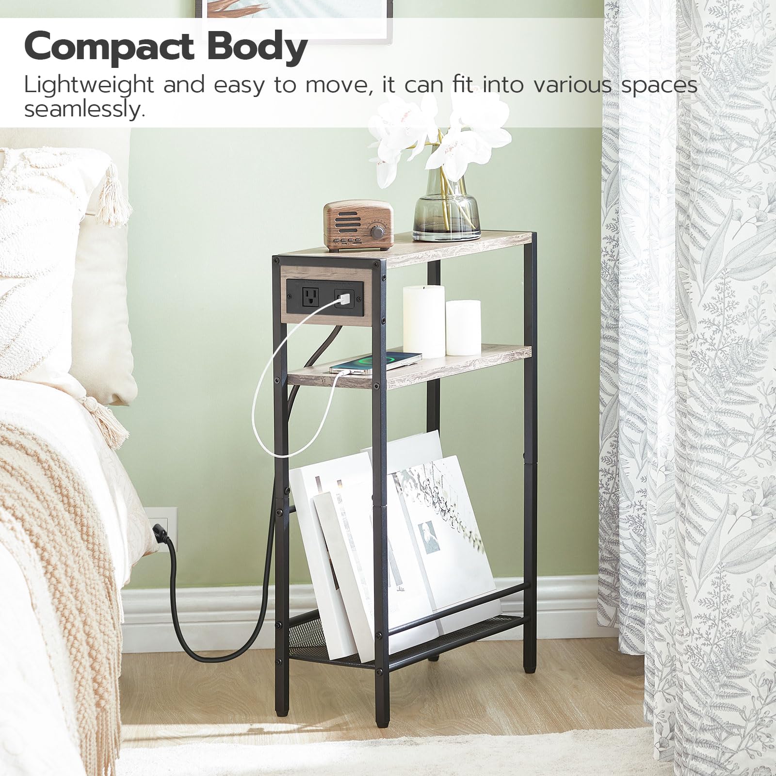 hoobro-side-tables-lot-2-tables-appoint-greige-usb image 4