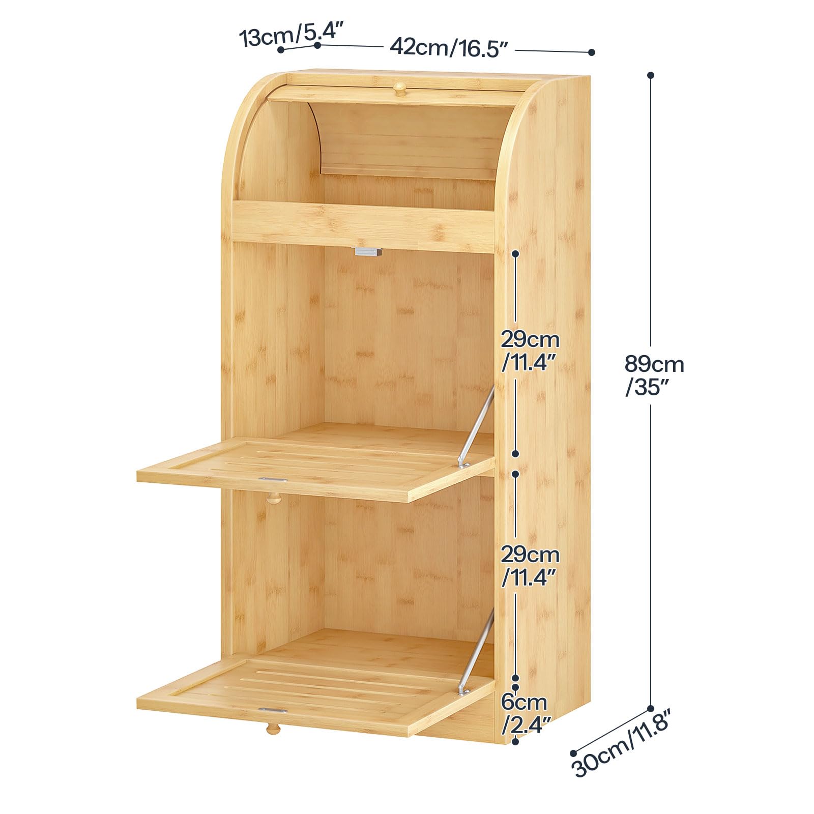 hoobro-kitchen-furniture-bo-te-bambou-naturel-3-tages-l-gumes image 3