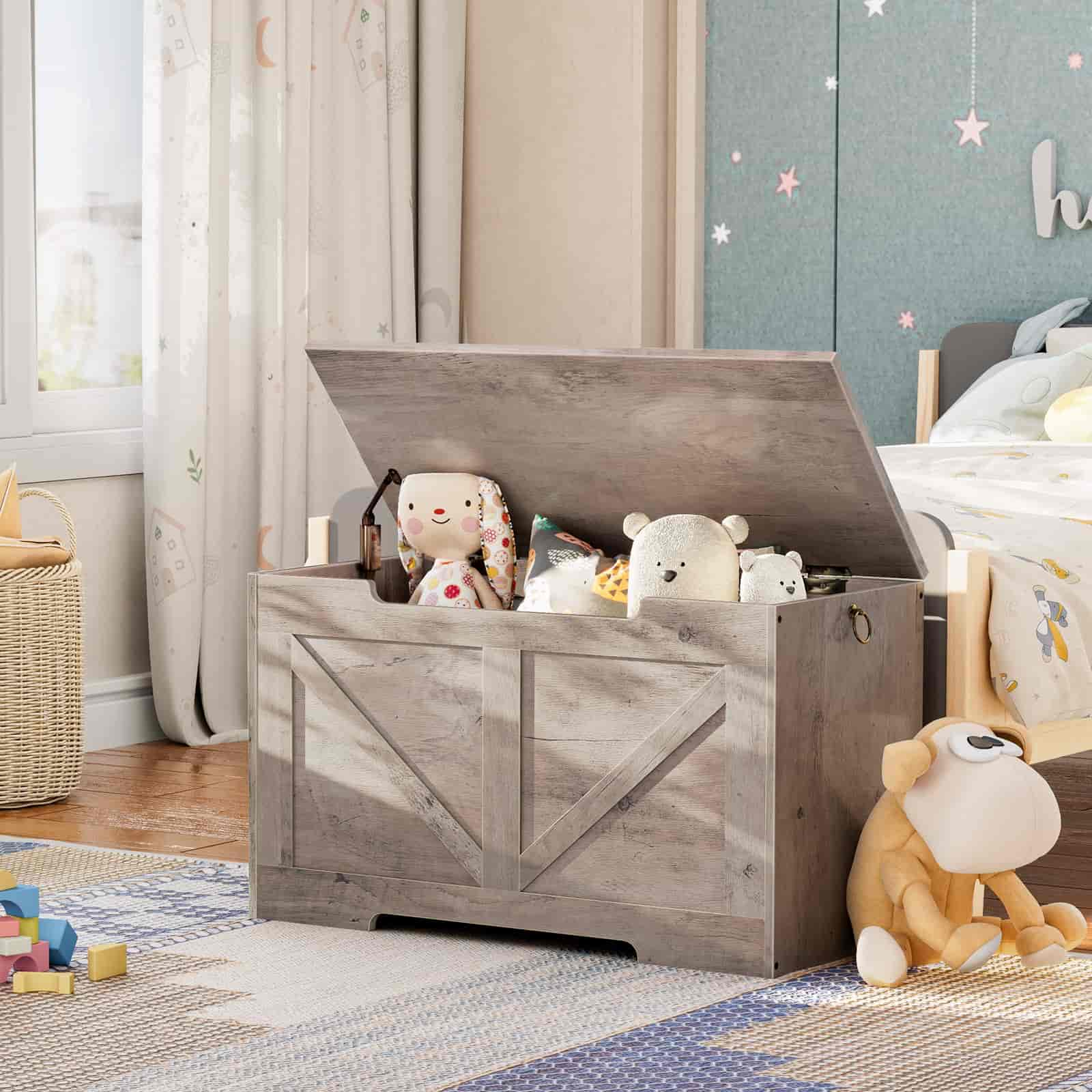 hoobro-banc-coffre-rangement-75-cm-greige-jouets image 2