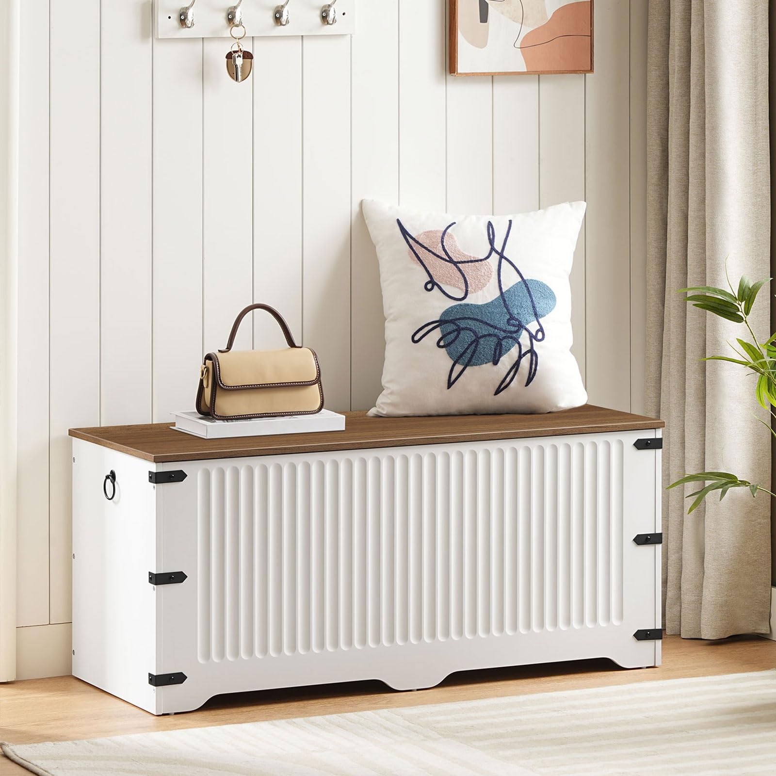 hoobro-banc-coffre-blanc-rangement-entr-e-charni-res-s-curit image 6