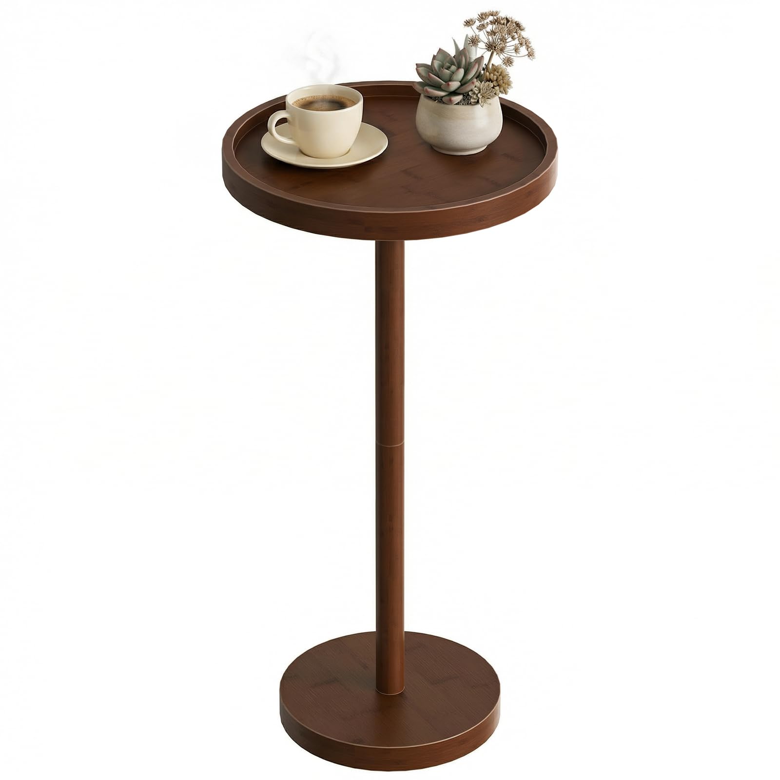 hoobro-side-tables-table-d-appoint-ronde-bambou-mocha image 1