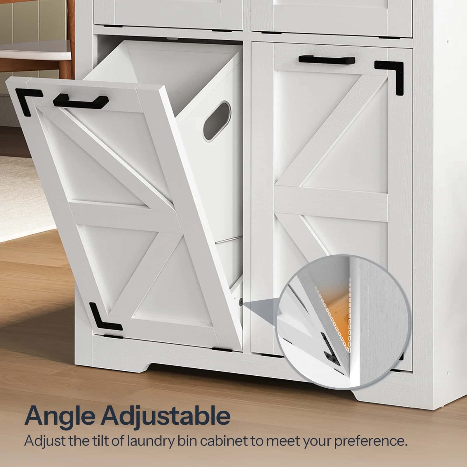 hoobro-meuble-panier-linge-blanc-corbeille-buanderie image 8