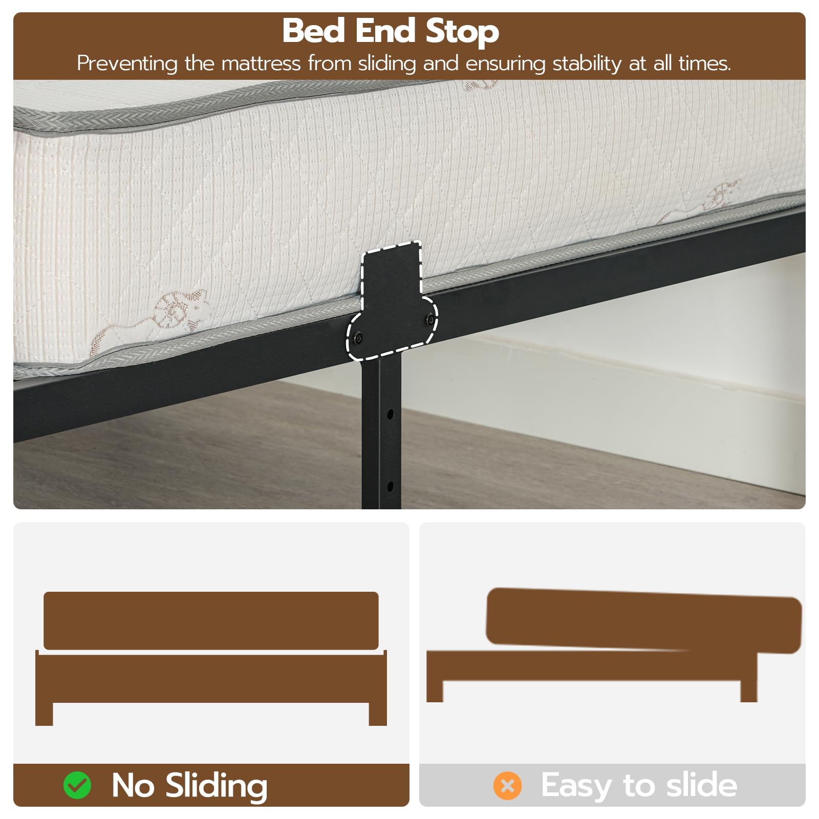 hoobro-bed-frames-cadre-lit-double-noir-led-usb image 7