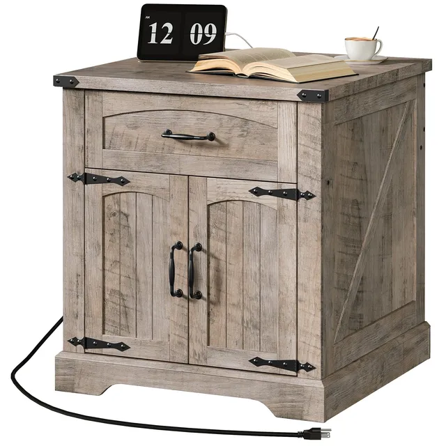 hoobro-bout-de-canap-gr-ge-prise-23-6-pouces-tiroir image 1