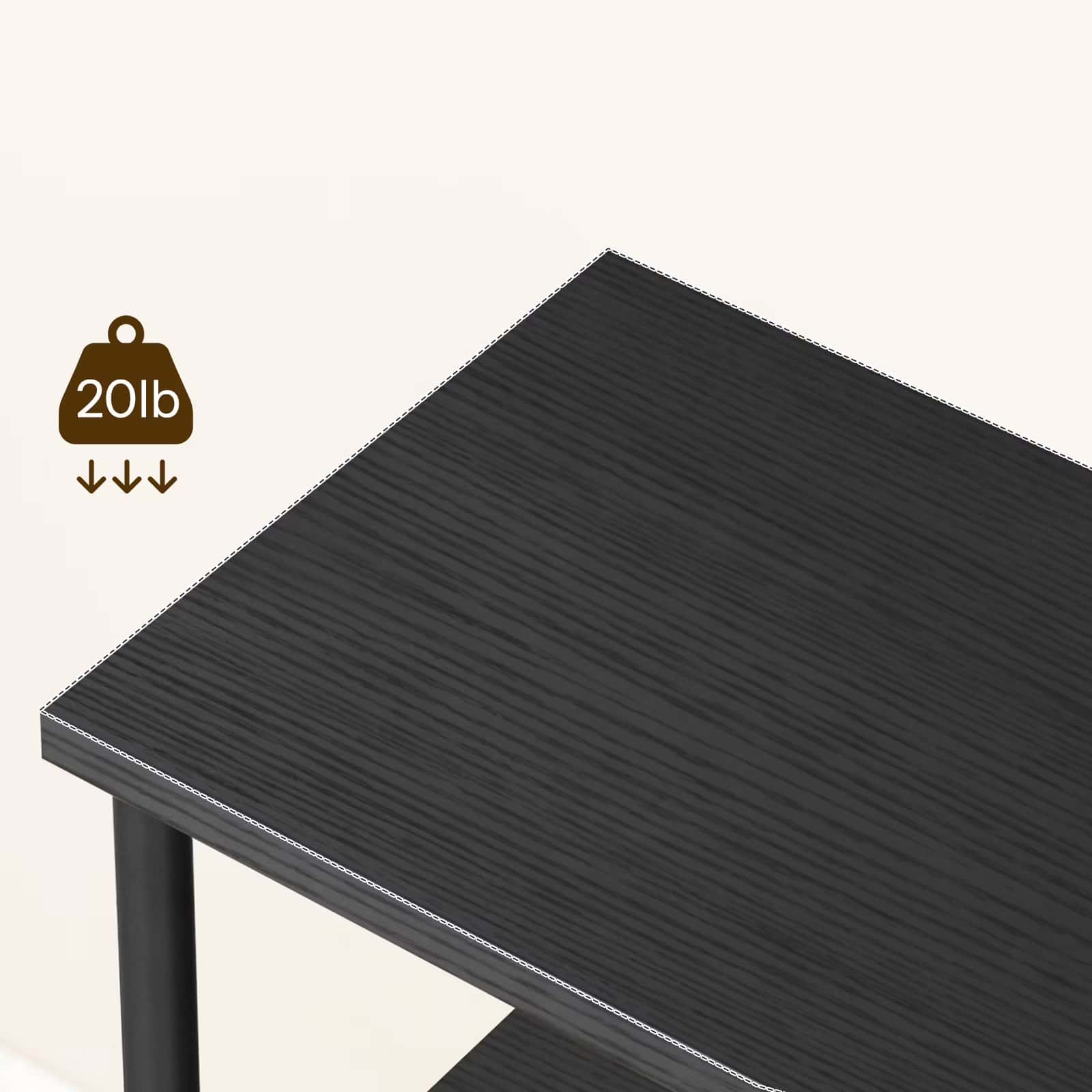 hoobro-side-tables-bout-de-canap-3-niveaux-noir-48-cm image 8