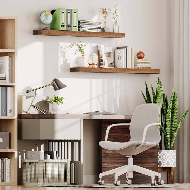 hoobro-storage-racks-lot-2-tag-res-murales-marron-80-cm image 7