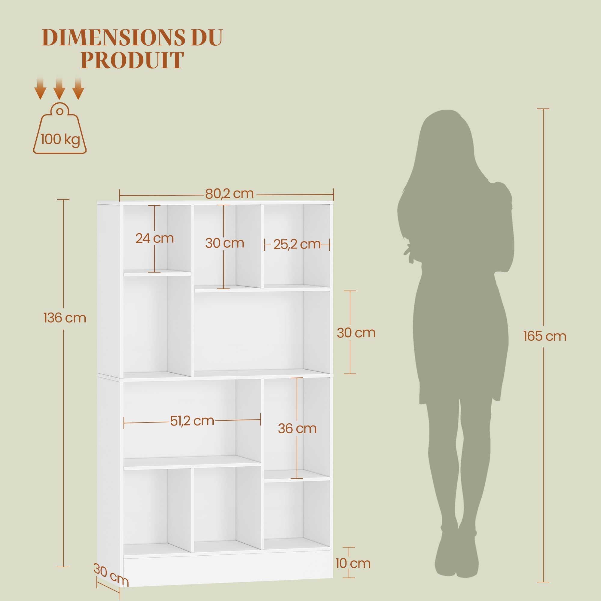 hexcelen-biblioth-que-blanche-10-cases-80x136-cm image 3